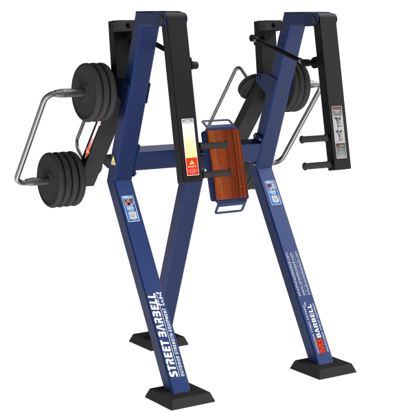 Schrägbankdrücken, stehend - Brustdrücken - Street Barbell Line