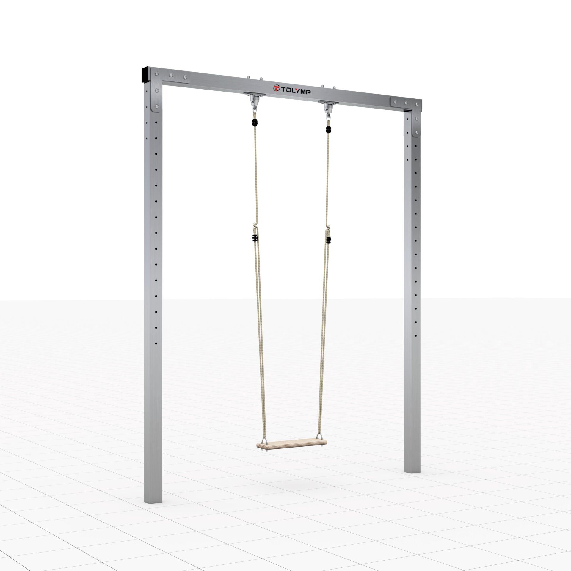 Einzel-Schaukel 80x80 mit Holzschaukelbrett Einzel-Schaukel 80x80 mit Holzschaukelbrett