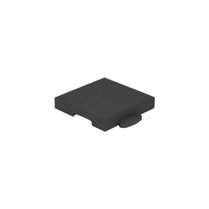 Fallschutz Eckplatte Puzzle 3D 45 mm schwarz Fallschutz Eckplatte Puzzle 3D 45 mm schwarz